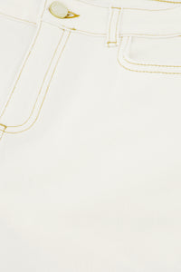 Vic Bootcut Jeans | Cream White