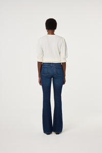 Eva Flare Jeans | Dark Indigo