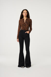 Goldie Flare | Black