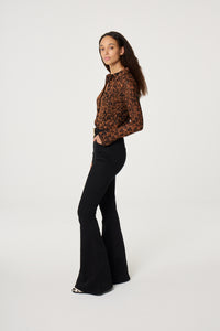 Goldie Flare | Black