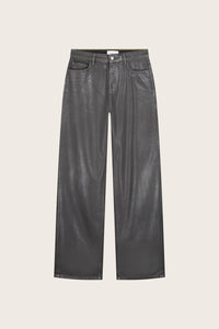 Zoe Boyfriend Jeans | Waxed Brown