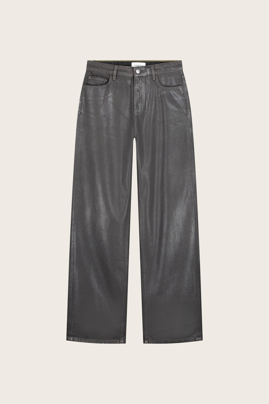 Zoe Boyfriend Jeans | Waxed Brown