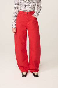 Betty Barrel Jeans | Red Hot Chilli