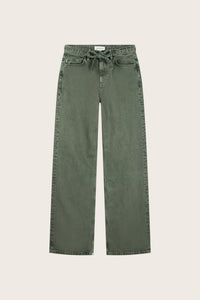 Zoe Boyfriend Jeans | Scarab Green