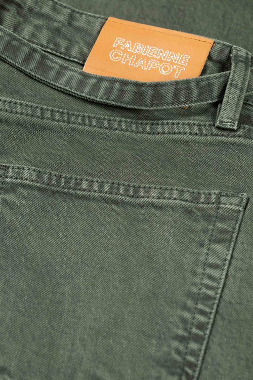 Zoe Boyfriend Jeans | Scarab Green