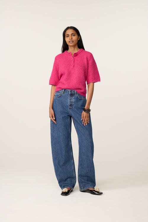 Betty Barrel Jeans | Brilliant Blue