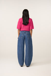 Betty Barrel Jeans | Brilliant Blue