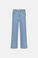 Hayley Wide Leg Cropped Jeans | Mid Blue