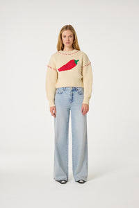 Alex Wide Leg Jeans | Faded Light Blue