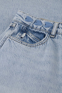 Alex Wide Leg Jeans | Faded Light Blue