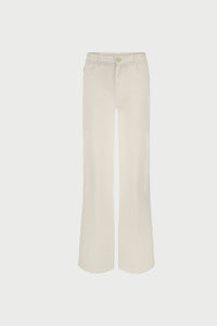 Thea Wide Leg Jeans | Cream White