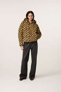 Prisca Puffer | Yellow/Brown