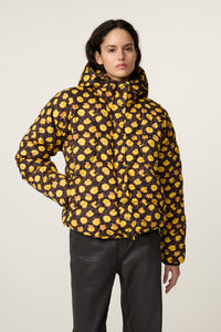 Prisca Puffer | Yellow/Brown