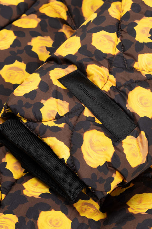 Prisca Puffer | Yellow/Brown