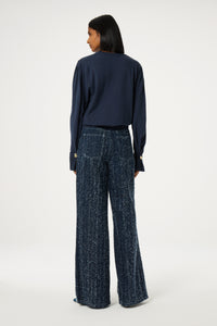 Molly Button Pullover | Nordic Navy