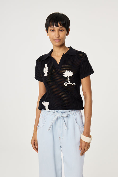 Fin Pullover | Black