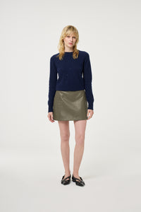 Lidi Rhinestone Pullover | After Midnight Blue
