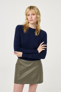 Lidi Rhinestone Pullover | After Midnight Blue