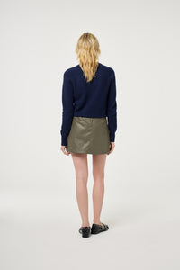 Lidi Rhinestone Pullover | After Midnight Blue