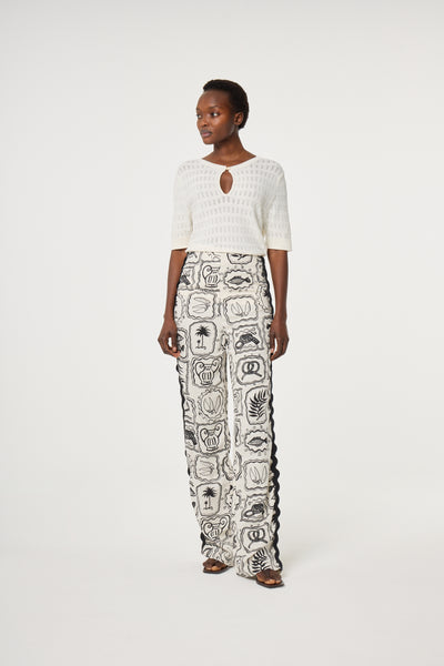 Masja Pullover | Cosy White – Fabienne Chapot