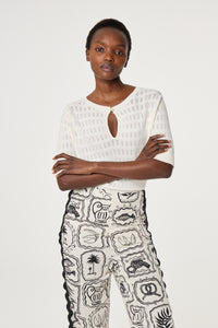 Masja Pullover | Cosy White