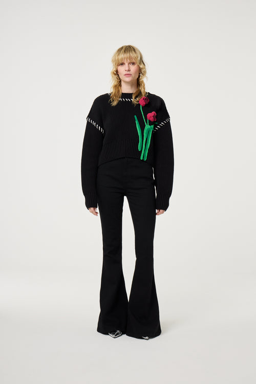 Tulip Pullover | Black
