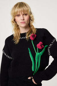 Tulip Pullover | Black