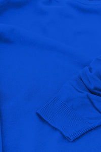 Molly Scrunch Pullover | Cobalt