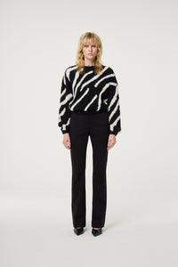 Zebra Pullover | Black
