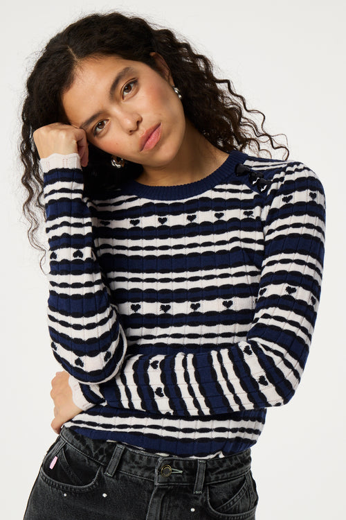 Banda Pullover | Multi Stripe
