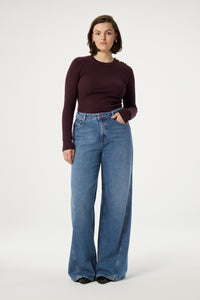 Lillian Slim Pullover | Chestnut