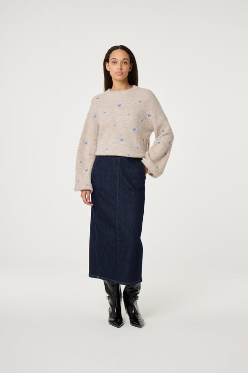 Lidia Pullover | Oatmeal Melange