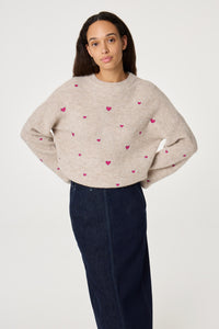 Lidia Pullover | Oatmeal Melange