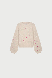 Lidia Pullover | Oatmeal Melange