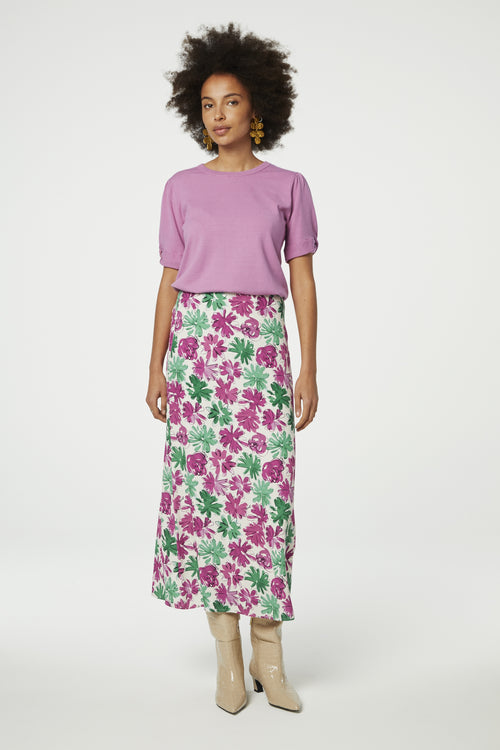 Molly Twist Pullover | Pink Frolly