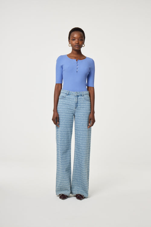 Alida Pullover | French Blue