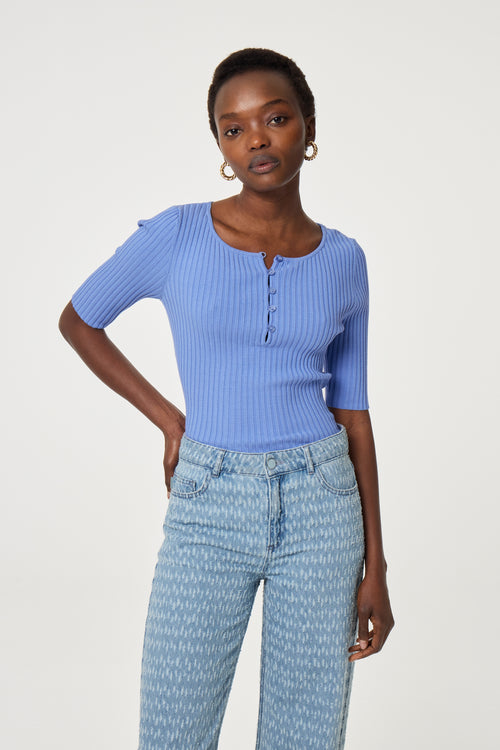 Alida Pullover | French Blue