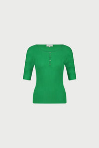 Alida Pullover | Green Glimmer