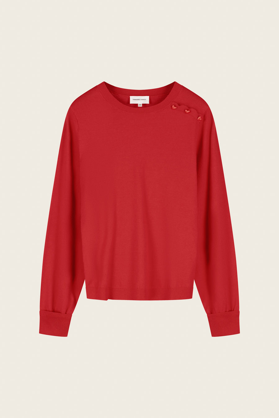 Molly Cuff Pullover | Red Hot Chilli