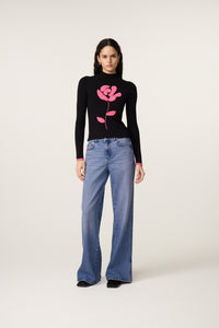 Courtney Rose Pullover | Black