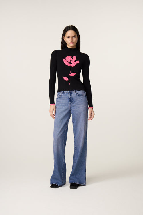 Courtney Rose Pullover | Black