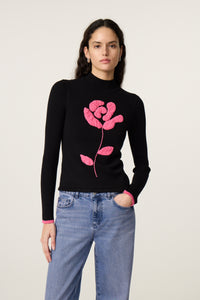 Courtney Rose Pullover | Black