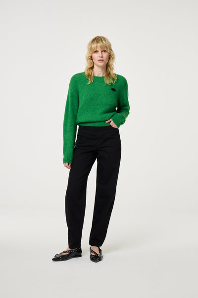 Jetta Pullover | Green Glimmer – Fabienne Chapot