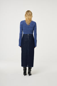 Gaia Pullover | French Blue/Black