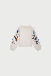 Vesper Pullover | Cream White