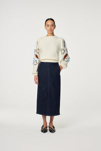 Vesper Pullover | Cream White