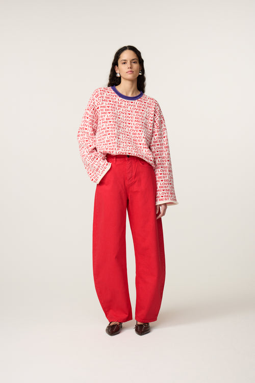 Love Letter Pullover | Cosy White