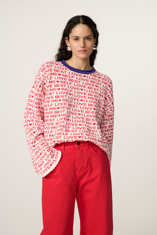 Love Letter Pullover | Cosy White
