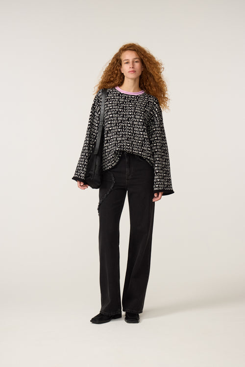 Love Letter Pullover | Black