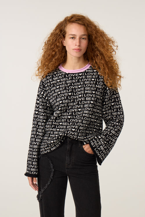 Love Letter Pullover | Black